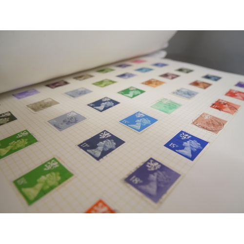 2158 - A large collection of 20th Century stamps including four albums and loose. Together with Stanley Gib... 