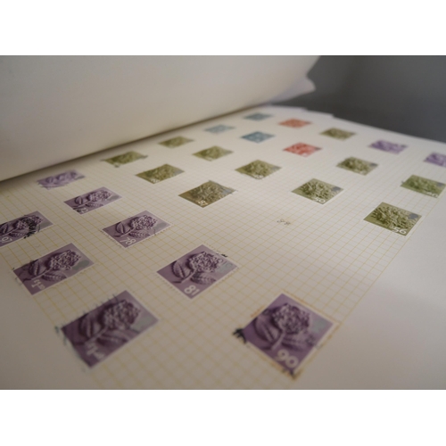 2158 - A large collection of 20th Century stamps including four albums and loose. Together with Stanley Gib... 