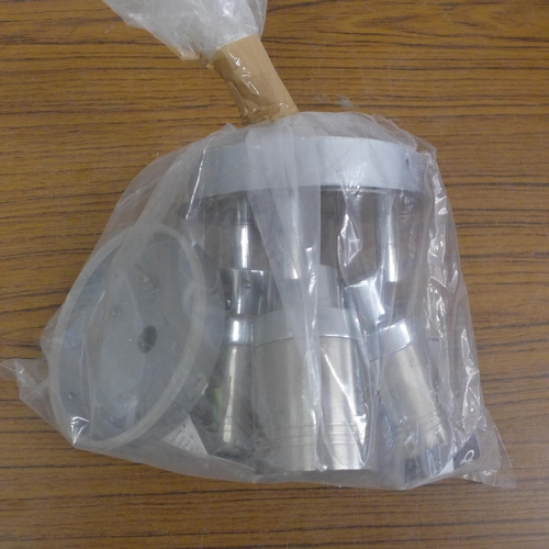 5012 - A Workzone 16V cordless drill, a Halfords rapid digital tyre inflator and a quantity of light fittin... 