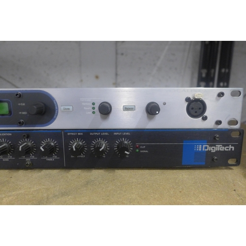 5109 - A Digi-Tech DSP-16 effects processor and a Digi-Tech vocal harmony processor with reverb