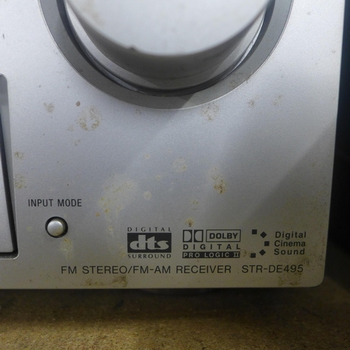 5110A - A Sony STR-DE495 FM stereo/FM-AM receiver