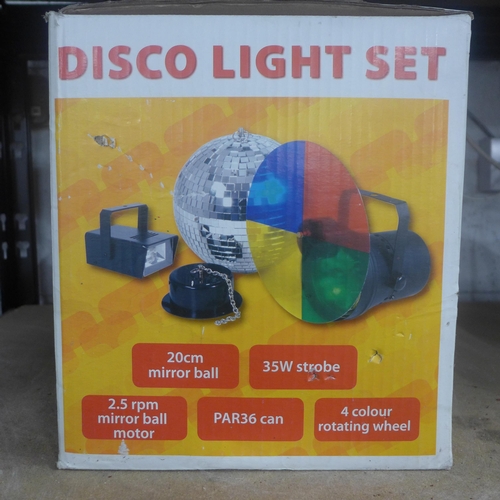 5111 - QTX light disco ball light, boxed