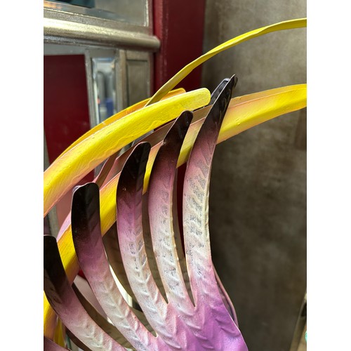 3028 - A rainbow metal Cockerel