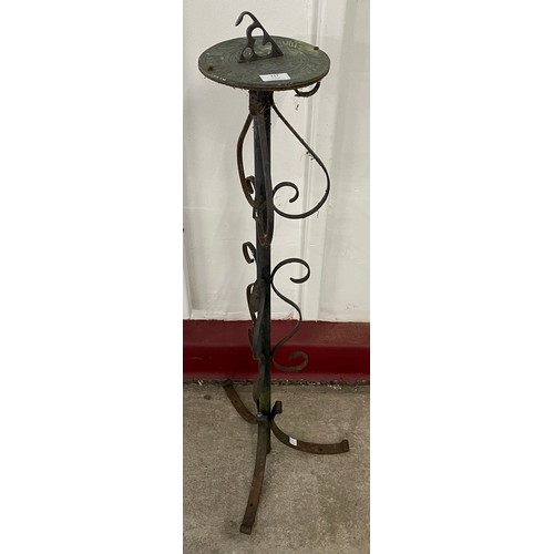 217 - A wrought iron sun dial