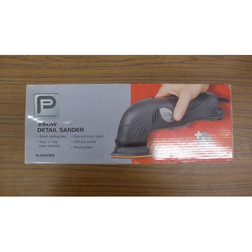5040 - 3 power tools including a 240V 2 speed engraver, a Performance Pro NLE260DS 240V detail sander and a... 