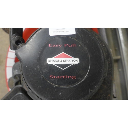 5177 - A laser self propelled petrol lawnmower with a Briggs & Stratton 35 classic engine and grass box