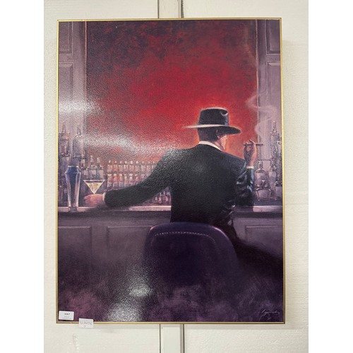 3067 - A brent lynch cigar bar and evening lounge print