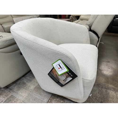 3181 - Murphy fabric swivel chair, original RRP £249.99 + VAT (4233-28) *This lot is subject to VAT