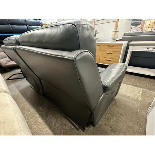 3200 - Fletcher 2.5 seater leather power reclining sofa, original RRP £1041.66 + VAT (4233-16) *This lot is... 