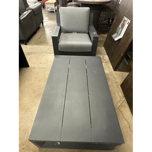 3220 - Ove Decors Beaumont arm chair and coffee table (4233-29) *This lot is subject to VAT