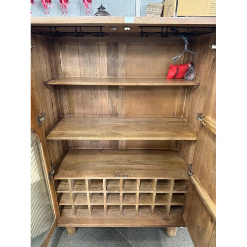 3237 - An Iconic highboard drinks cabinet *This lot is subject to VAT