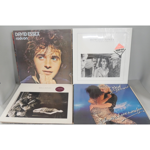 2111 - Twenty-five mixed LP records, mixed artists including Deacon Blue, Roy Orbision, Godley and Creme, R... 
