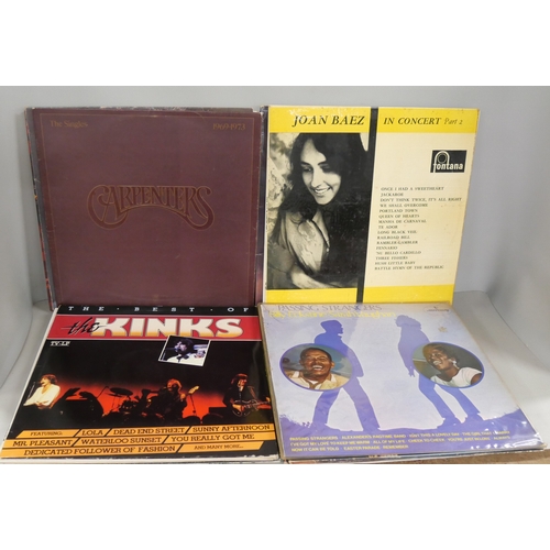 2111 - Twenty-five mixed LP records, mixed artists including Deacon Blue, Roy Orbision, Godley and Creme, R... 