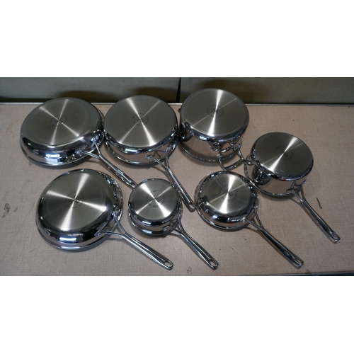 6061 - Henckels stainless steel cookware pan set, original RRP £149.99 + VAT (358-573) *This lot is subject... 