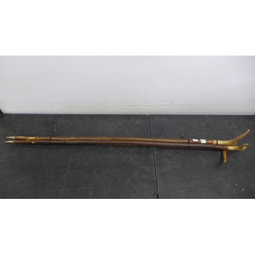 5067A - 3 antler handle walking sticks