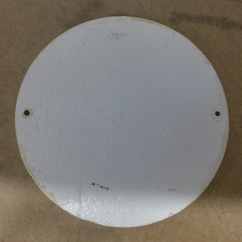 5116 - A cast metal BMW wall plaque  *This lot is subject to VAT