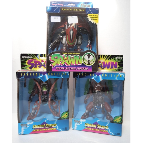 A set of three special edition McFarlane toys, Todd McFarlanes Spawn ...