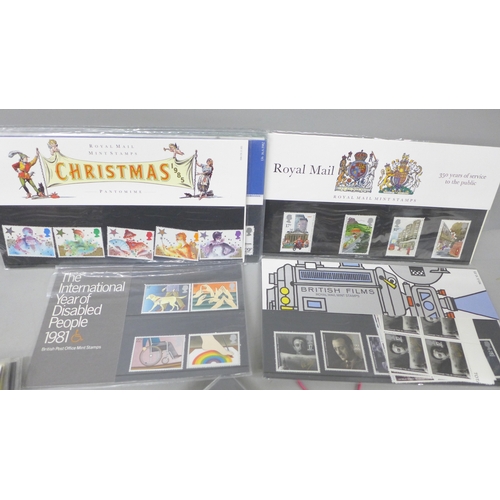 Stamps; a collection of Royal Mail and British Post Office Mint ...