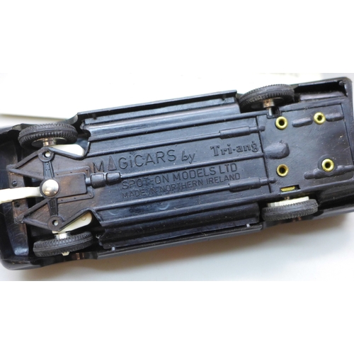 A Tri-ang Spot-On Batmobile Magicar, boxed