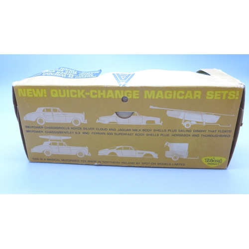 A Tri-ang Spot-On Batmobile Magicar, boxed