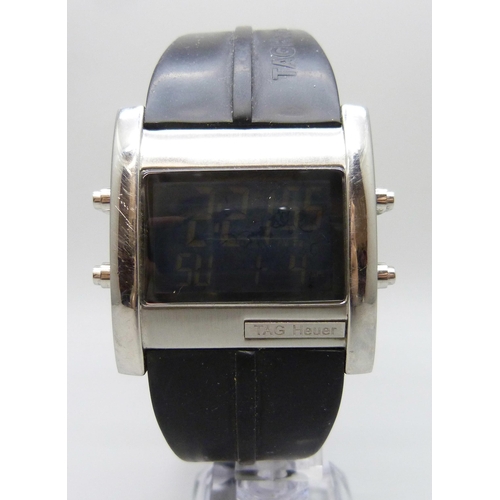 A Tag Heuer Sixty Nine Digital Microtimer wristwatch, Ref. 0008812