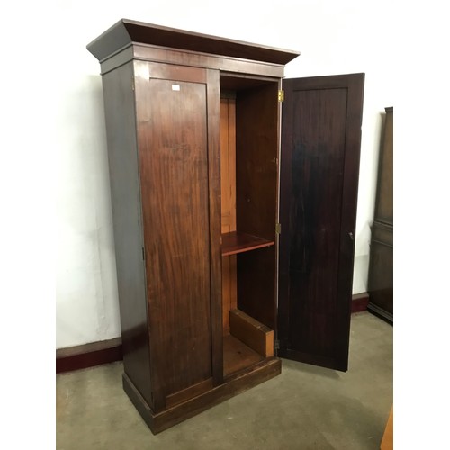 116D - A Victorian mahogany two door wardrobe