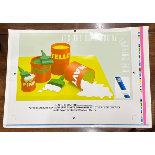 315 - Approximately 50 advertising prints, mainly Players