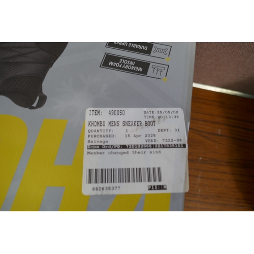 6200 - Khomby mens boot trainers with tags, size 7 *This lot is subject to VAT