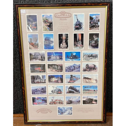 317 - A signed Barry Price limited edition print A4's at York and two framed sets of cigar cards