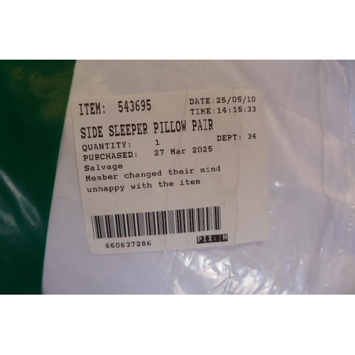 6287 - Snuggledown Side sleeper luxury pillows  (359A-148) *This lot is subject to VAT