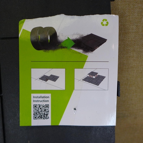 6296 - Easy Tile mosaic graphite deck tiles  (359A-166) *This lot is subject to VAT