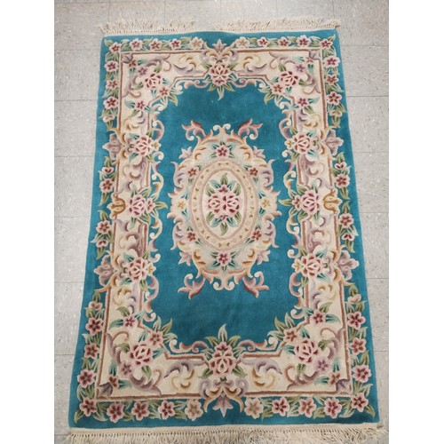 170B - A Chinese duck egg blue ground rug