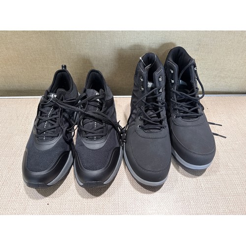 6198 - Two pairs of Khombu men's trainers UK size 9 and 10 *This lot is subject to VAT