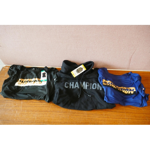 6233 - A quantity of mixed branded clothing to include, Champion, 32º Cool, Ted Baker, Under Armour, etc. V... 