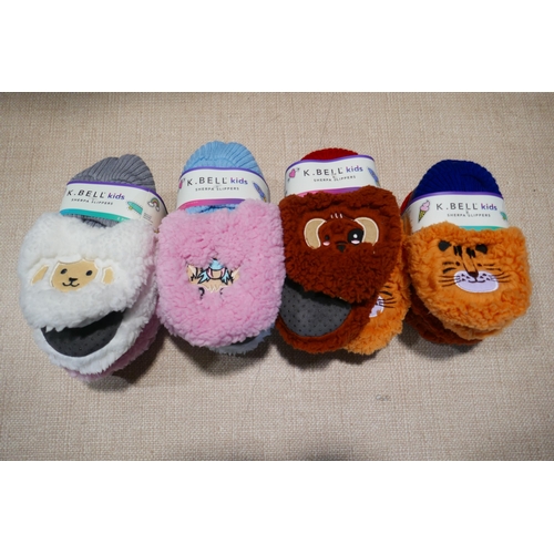 6264 - A quantity of K Bell childrens slipper socks *This lot is subject to VAT