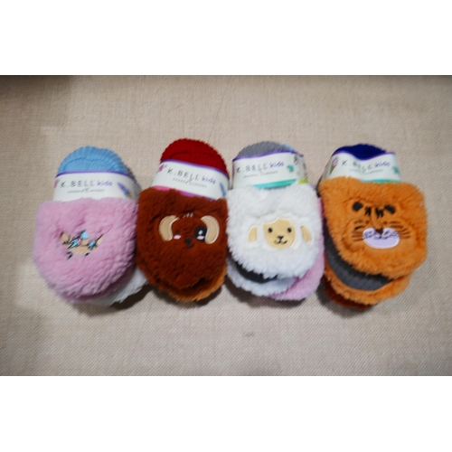 6266 - A quantity of K Bell childrens slipper socks *This lot is subject to VAT