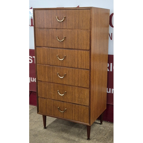 12 - A Meredew afromosia chest of drawers