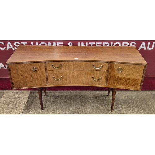 13 - A Meredew afromosia concave sideboard