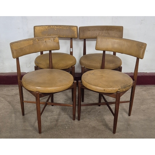 24 - A set of four G-Plan Fresco teak dining chairs