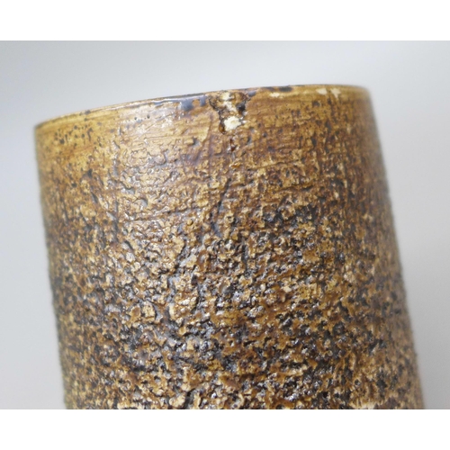 2002 - A 1970s Troika pottery vase/pencil jar, 14cm