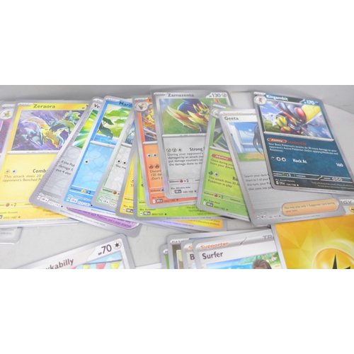 2015 - A collection of over 500 Pokemon cards including rares, Holo and Reverse Holo