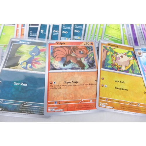 2015 - A collection of over 500 Pokemon cards including rares, Holo and Reverse Holo