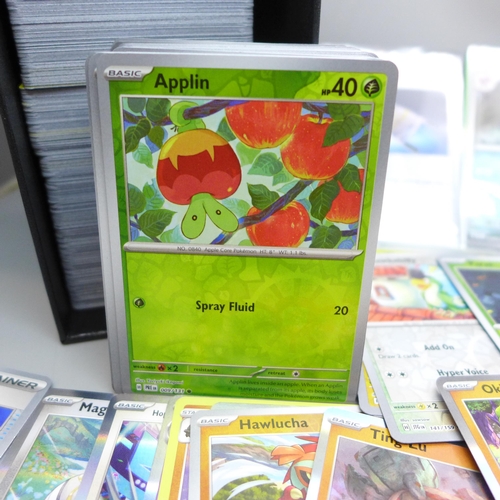 2018 - A collection of over 500 holographic Pokemon cards including rares, Holo & reverse Holo