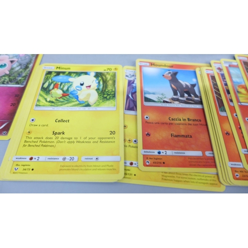 2030 - A collection of Pokemon cards with vintage and rares, approximately 560, in collectors tin