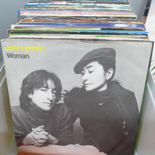 2041 - A collection of picture sleeve 7’’ 45rpm singles, approximately 100 including 1970s and 1980s, etc.