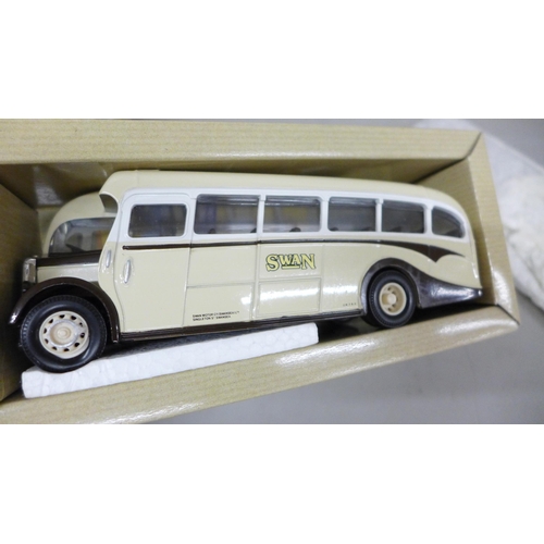 2047 - Seven Corgi model buses/coaches, boxed