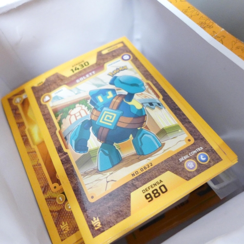 2050 - A large collection of Pokémon cards and stickers