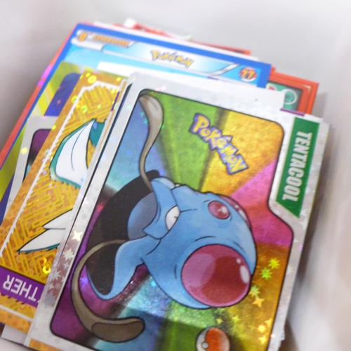2050 - A large collection of Pokémon cards and stickers