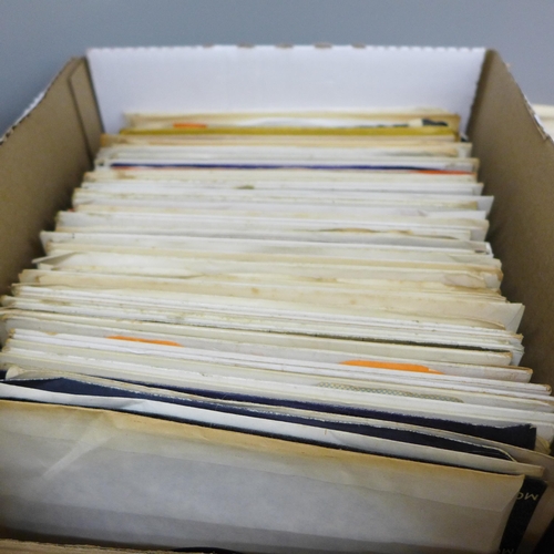 2051 - A collection of 100 7’’ 45rpm records including 1970s, 1980s and 1990s