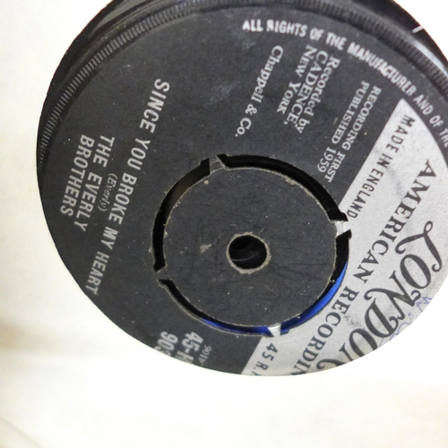 2051 - A collection of 100 7’’ 45rpm records including 1970s, 1980s and 1990s